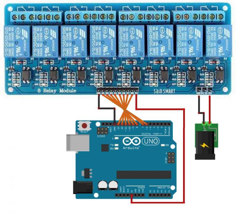 arduino relay 1 channel