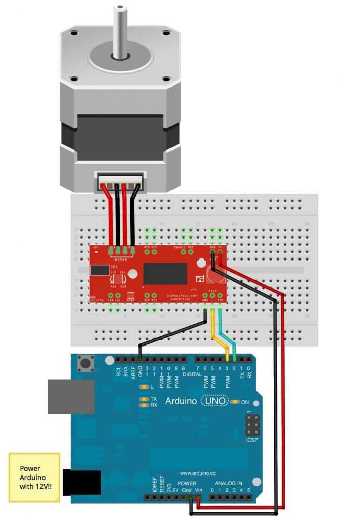 Arduino + Stepper (A3967) EasyStepper | coeleveld.com