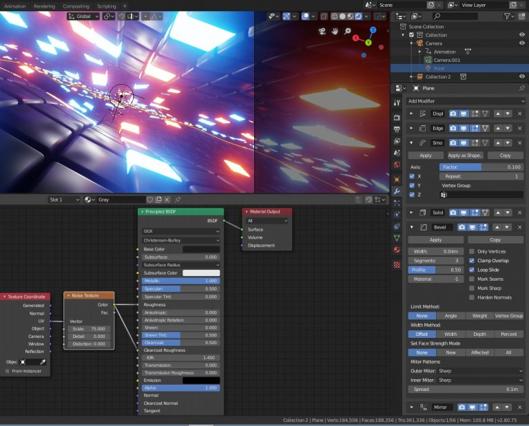 Blender infinite loop animation (Sci-Fi) | coeleveld.com