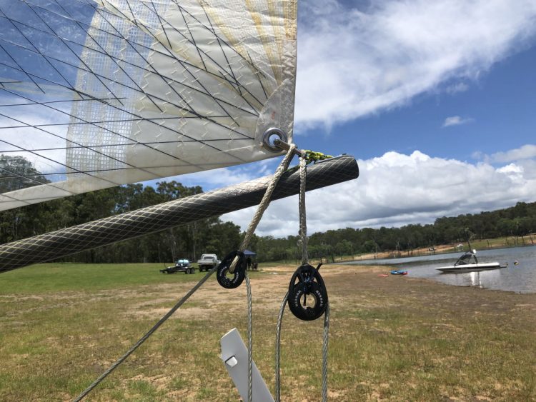 a class catamaran rigging